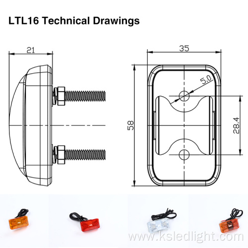 Turn Signal Lights For Car Automotive Truck Trailer